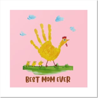 Best mom ever 2023 chicken version Posters and Art